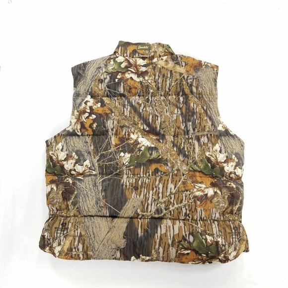 Gamehide Camouflage Camo Puffer Down Vest Jacket - Picture 7 of 8